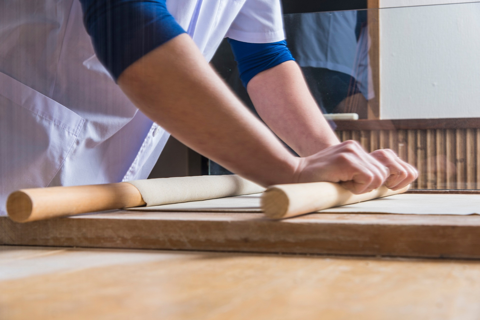 蕎麦打ち体験のお申込み受付も再開し参戦予防をはかりながら楽しい蕎麦打ちを